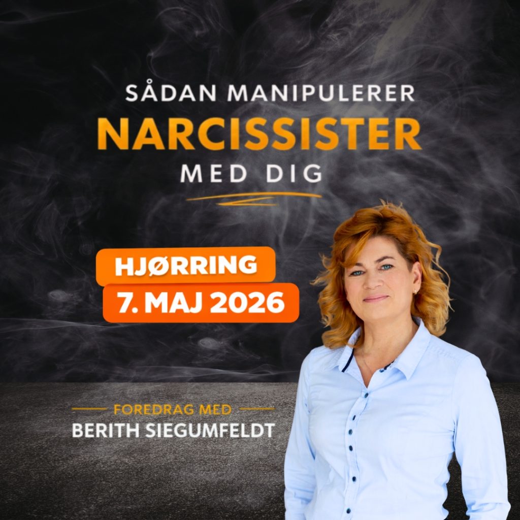 Foredrag om narcissister, manipulation og gaslighting i Hjørring