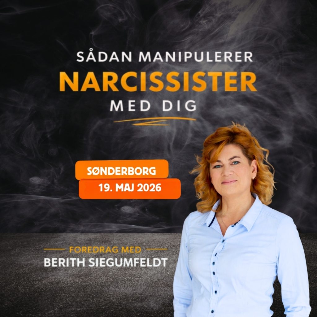 Foredrag om narcissister, manipulation og gaslighting i Sønderborg