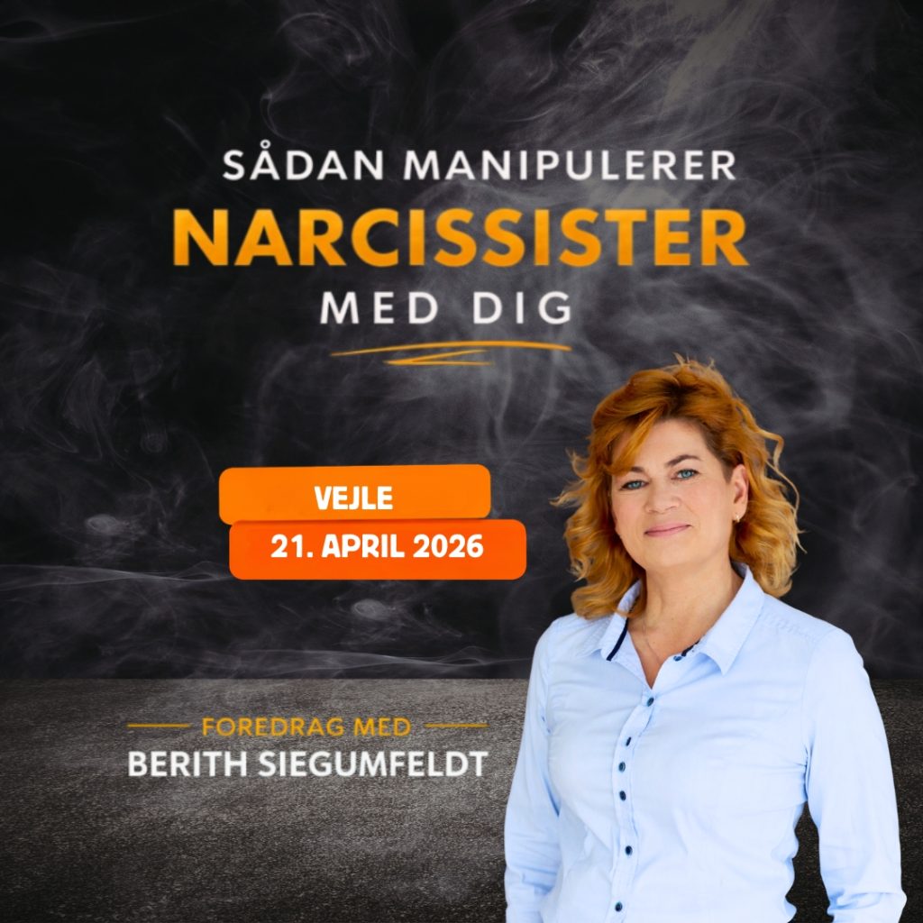 Foredrag om narcissister, manipulation og gaslighting i Vejle