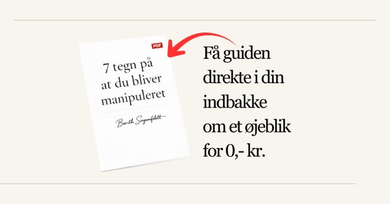 Guide 7 tegn paa at du bliver manipuleret