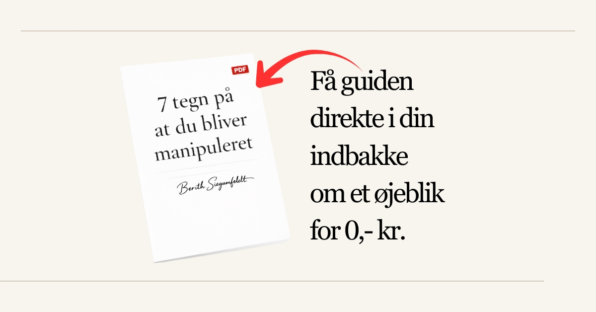 Guide 7 tegn paa at du bliver manipuleret