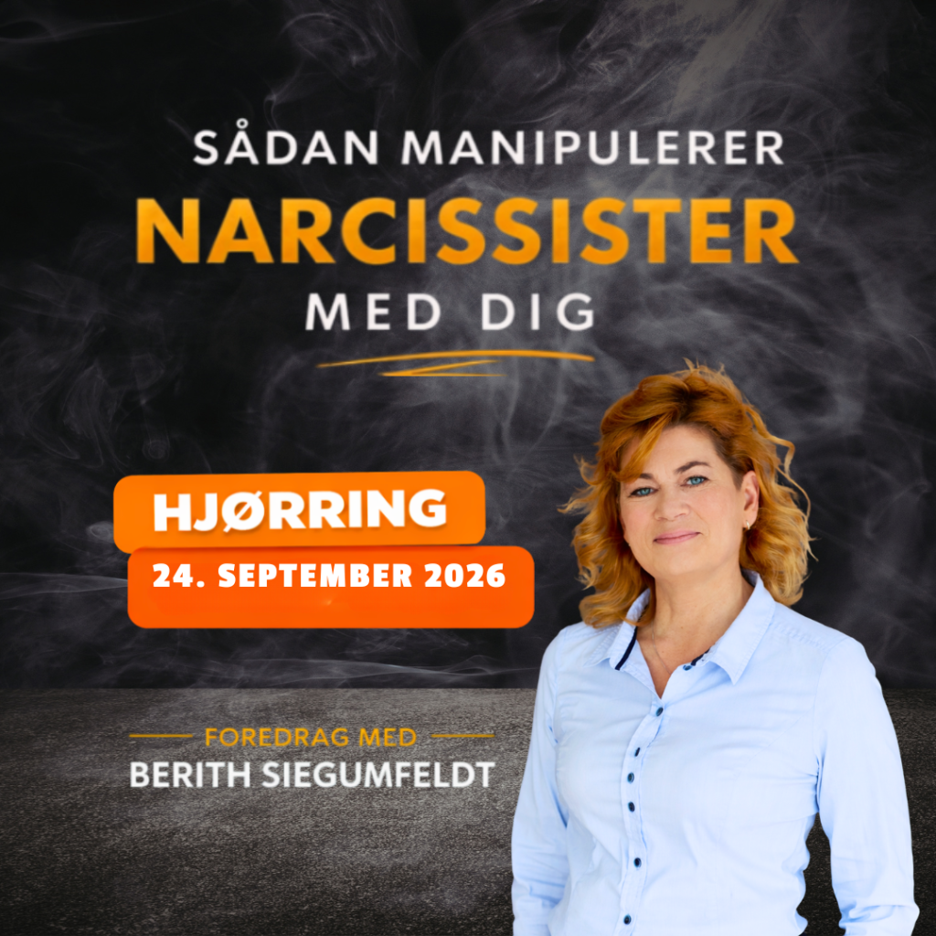 Foredrag om narcissister, manipulation og gaslighting i Hjørring